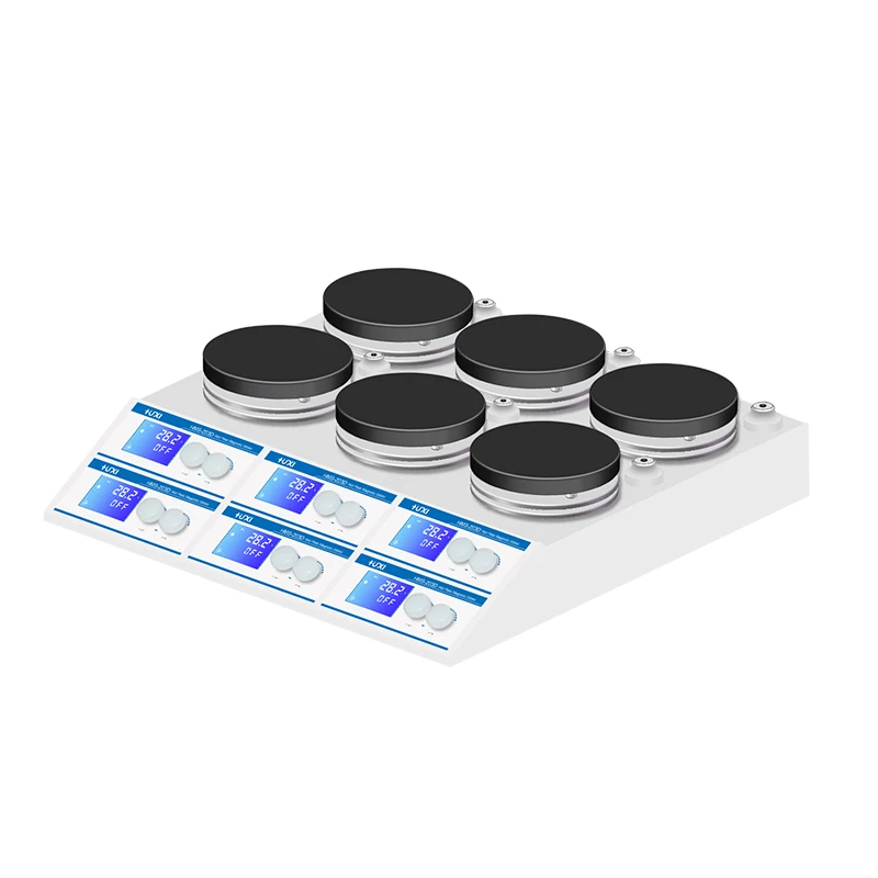

SIX POSITION 1000ml Each Position Heating Magnetic Stirrer