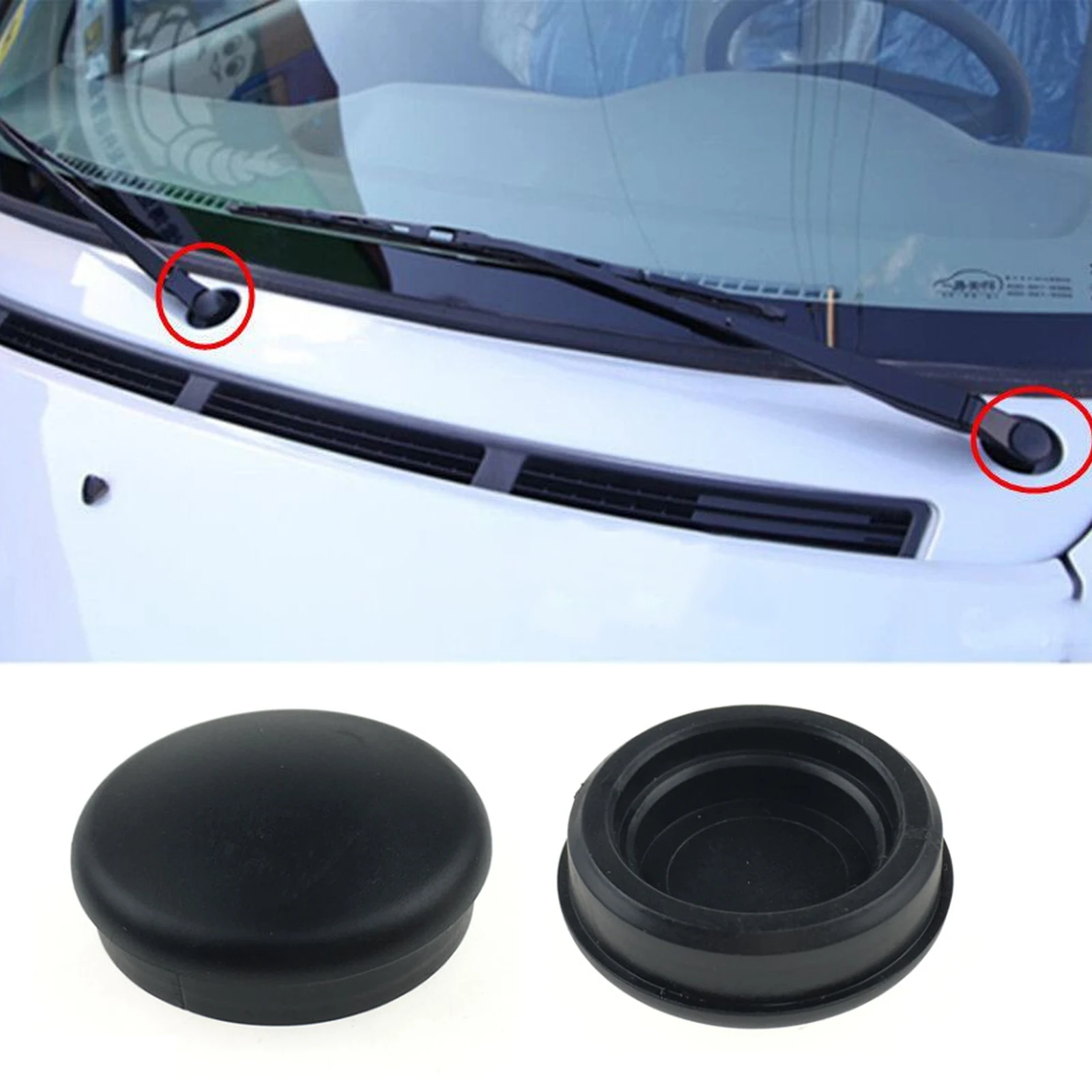 

For Kia Ceed ED 2006 2007 2008 2009 2010 2011 2012 Front Wiper Arm Nut Cover Rubber Cap Bolt 983903f000 Dustproof and waterproof