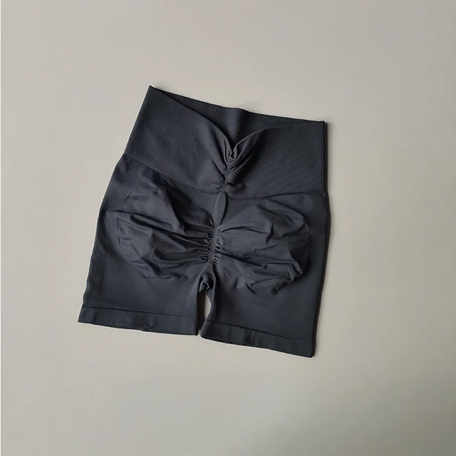 83997-f46719.jpg Short de Yoga taille haute sans couture pour femmes, Sexy, contrôle du ventre, Leggings courts de gymnastique, respirant, Short d'entraînement de course