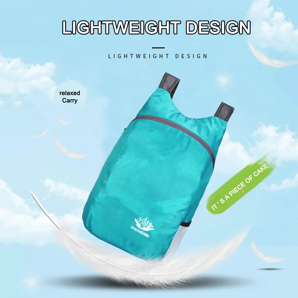 Waterproof Nylon Hiking Backpack for Men and Women