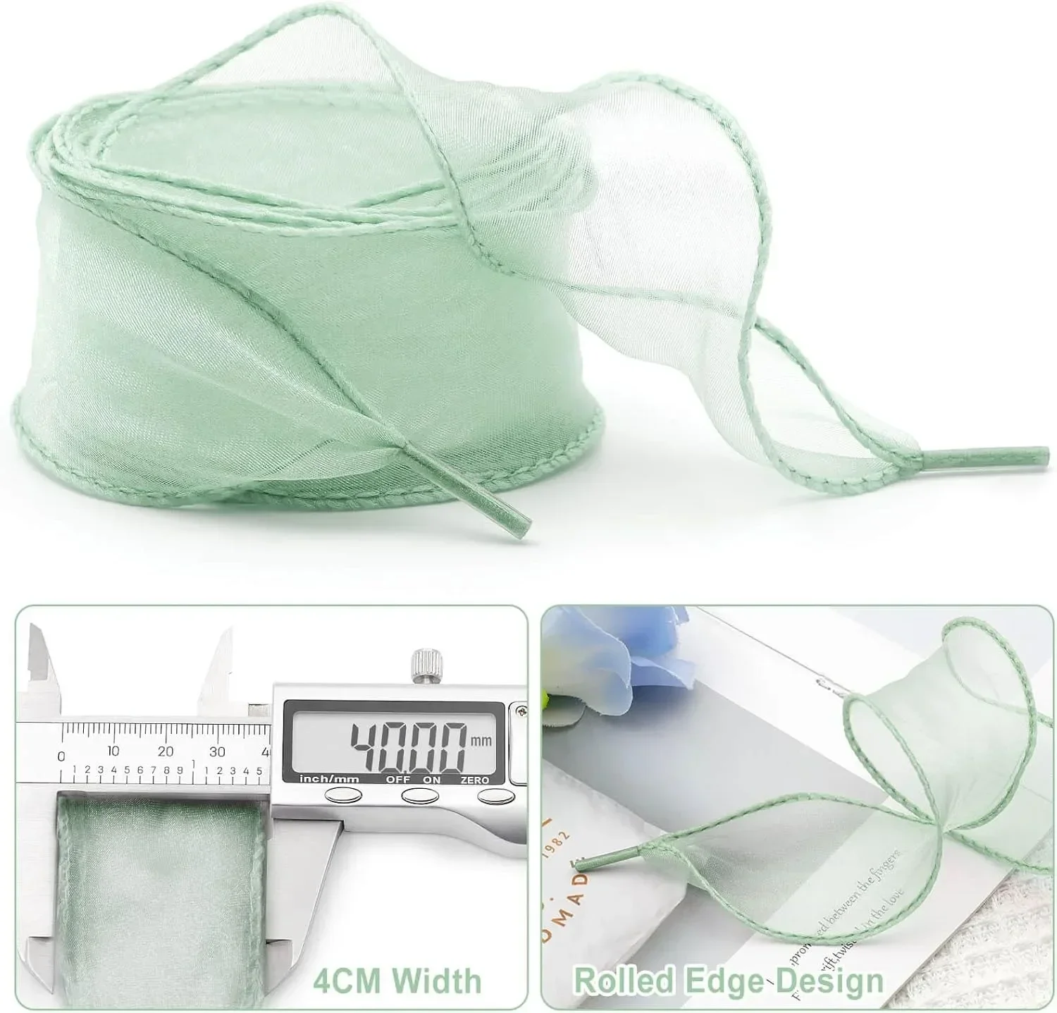 4 cm breite Spitze-Schneegarn-Schnürsenkel, flache, transparente Schnürsenkel, ausgefallene Schnürsenkel für Frauen und Mädchen, Spitzenschuhe, Zubehör, 100/120/140 cm, 1 Paar – Detail 2