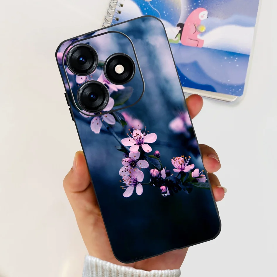 Fashion Butterfly Flower Painted Soft Phone Case Cover