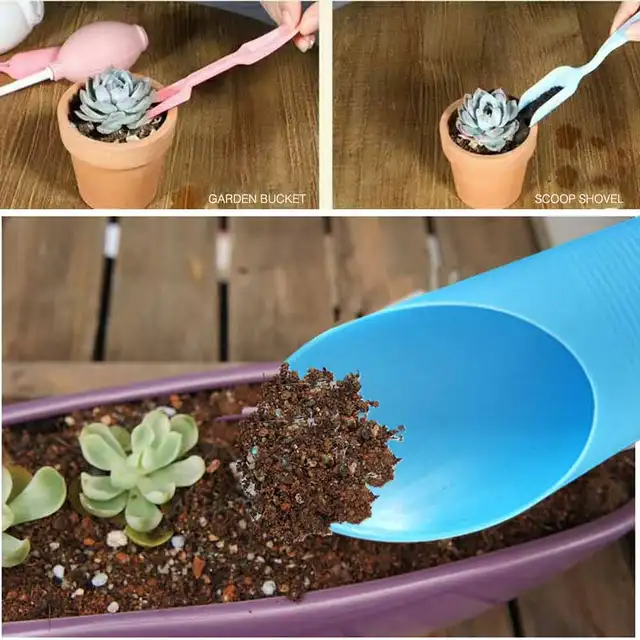 4Pcs Zamatos Óvodai Ültetési Eszköz Mini Transzplantációs Készlet Mezőgazdasági Kerti Növénytermesztési Eszközök Kertészeti Berendezések - Image 4