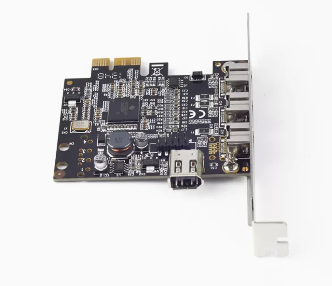 Pcie Combo 3x 1394b Firewire Portas Pci-express Controlador Cartão 1394 Cartão ti Chipconjunto Porta Interna 1394b 9pin - Imagem 4