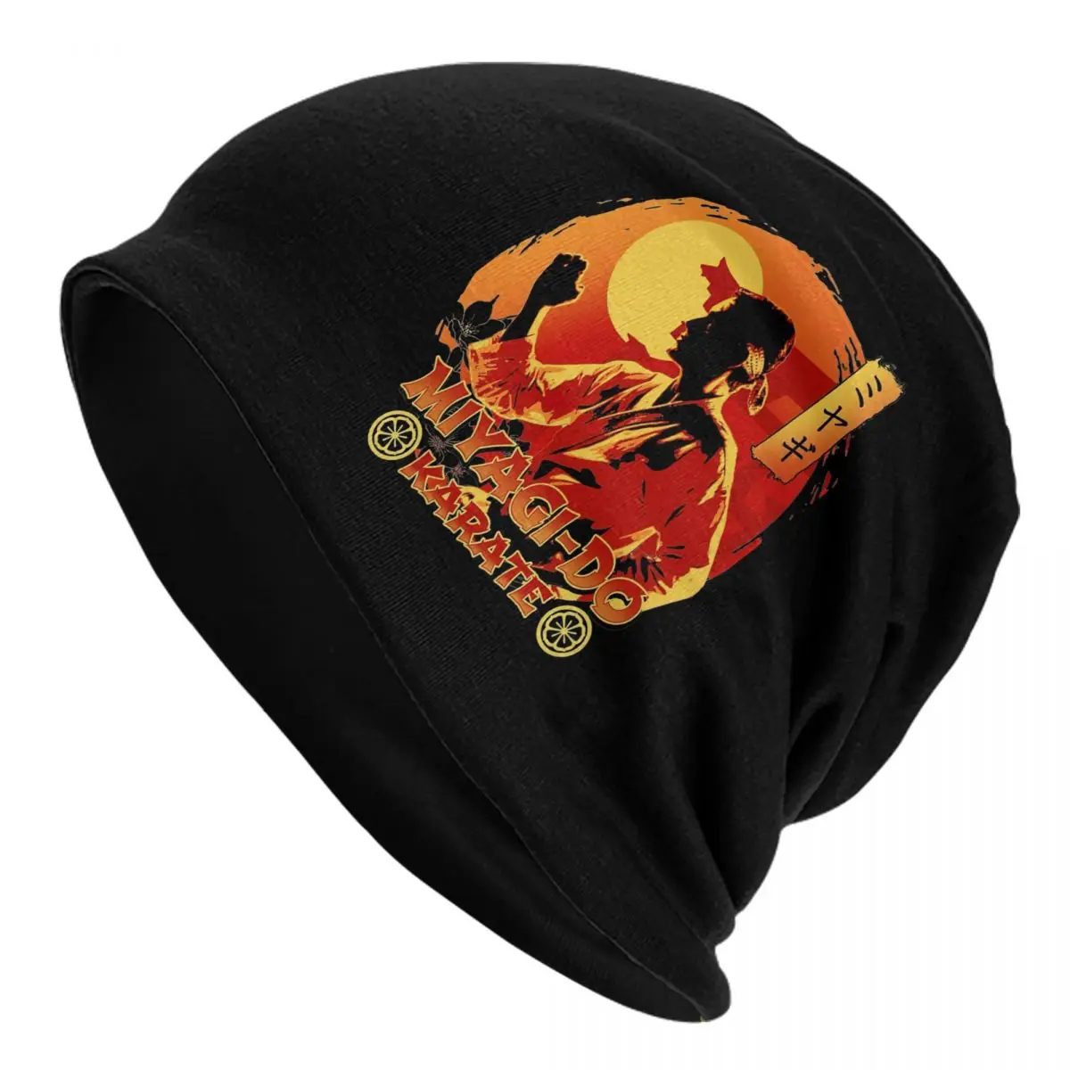 

Film Karate Kid Judo Dojo 80s Skullies Beanies Hats Miyagi-Do Cool Unisex Street Cap Warm Dual-use Bonnet Hats