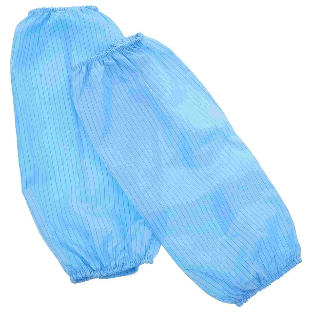 2 Pcs Dust-proof Anti-static Sleeves Woman Cleanse Anti-cut Hand Protection Cover 1