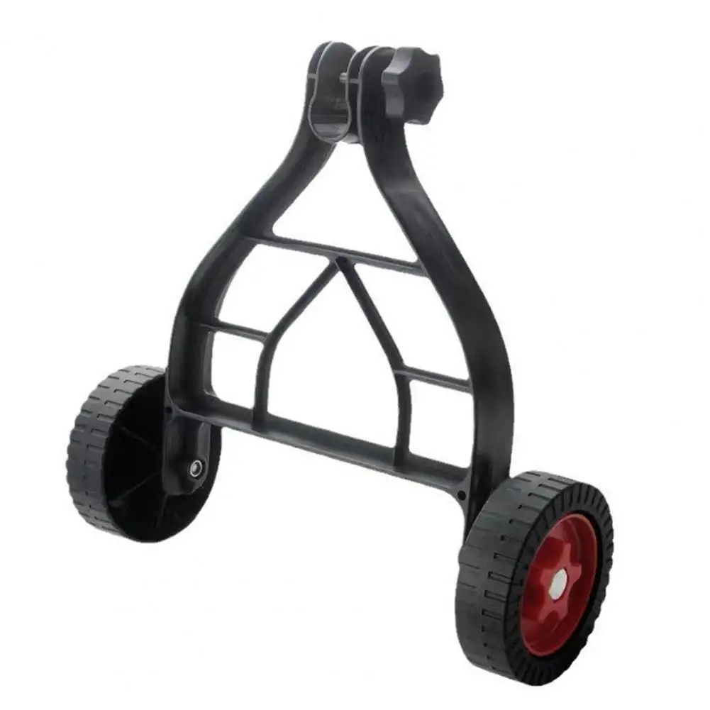 Lawn Mower Wheels Ergonomic Lawn Mower Stand Wheels Adjustable Lawn Mower Support Wheel for Walk-behind Brush Cutter for String