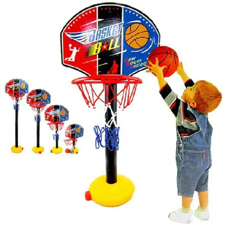 Kid's Basketball Hoop Stand Game Set with Adjustable Height [ 48cm~115cm ] BasketBall Toy for Boys