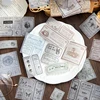 50mm*2m English Theme Aesthetic Stationery Tapes Junk Journal Scrapbooking Supplies Label Sticker Planner Art Craft Masking Tape 5