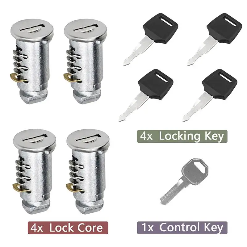 Enhanced Lock Cores for Secure Rack and Cargo Systems