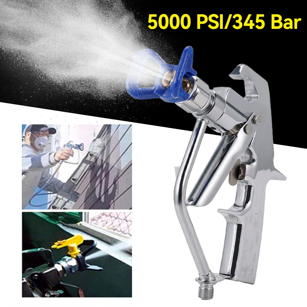 

5000PSI High Pressure Airless Paint Spray Gun + 517 Tip Nozzle Guard Power Tool Accessories Spraying Machine