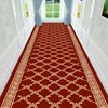 Luxury European Long Corridor Carpet Runner Classical Hotel Hallway Decoration Home Aisle Non-slip Long Mat Walkway Rug Washable 3