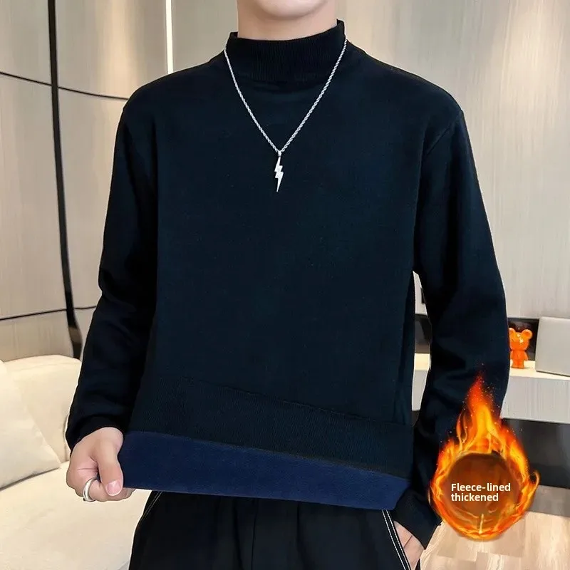 [Fleece-lined] E02 navy blue