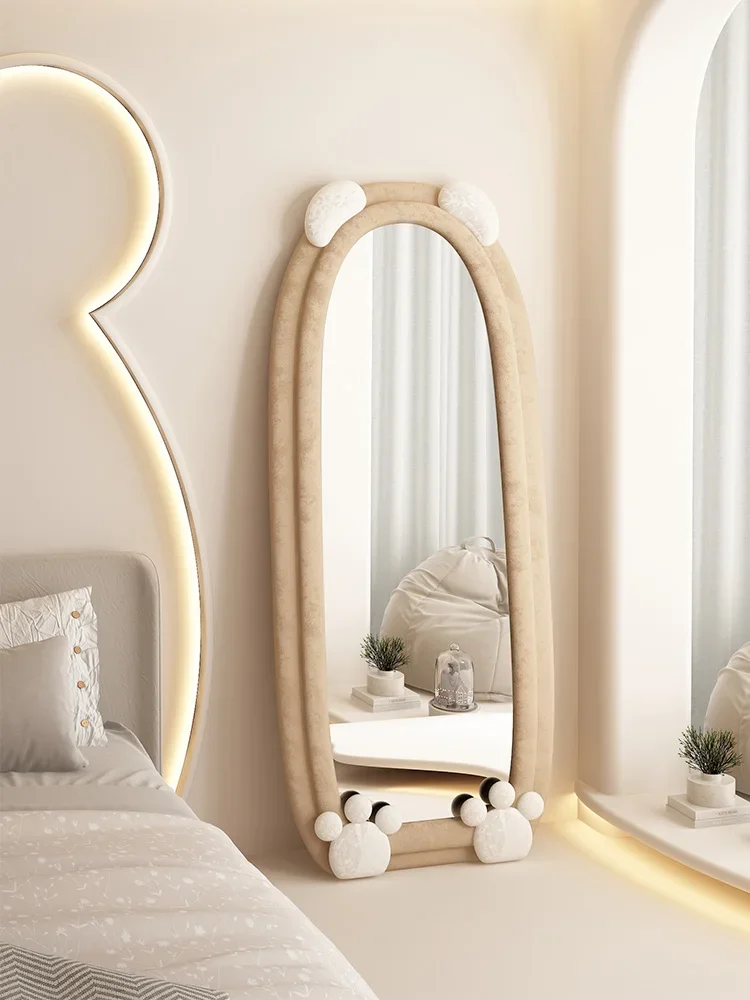 

Mirror full-length floor online celebrity ins wind alien bear home living room clothing store fitting