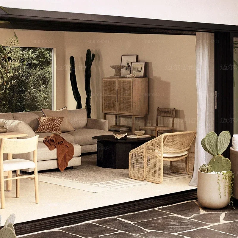 Balcony Courtyard Outdoor Sofa Garden Chairs Leisure Bedroom PE Rattan Chair Living Room Single PE Rattan Chair Furniture