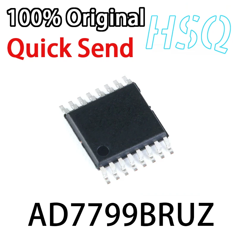 

AD7799BRUZ AD7799BRUZ-REEL 24-битный ADC 3-канальный полосный усилитель TSSOP-16