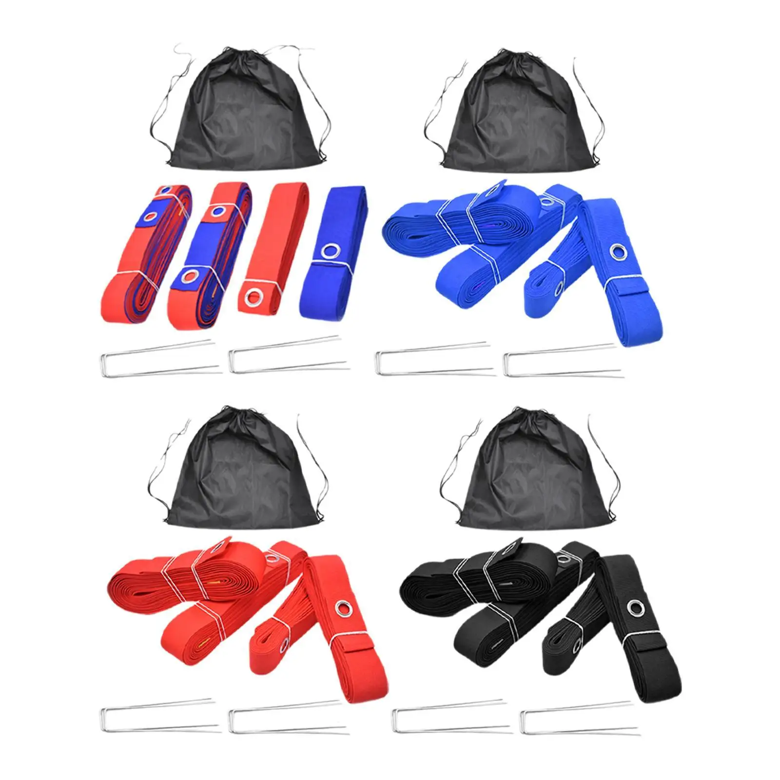 Beach Volleyball Lines Borderline Field Workout Exercise Portable Lines Marking Court Marker Kit for Outdoor Sports Grassland