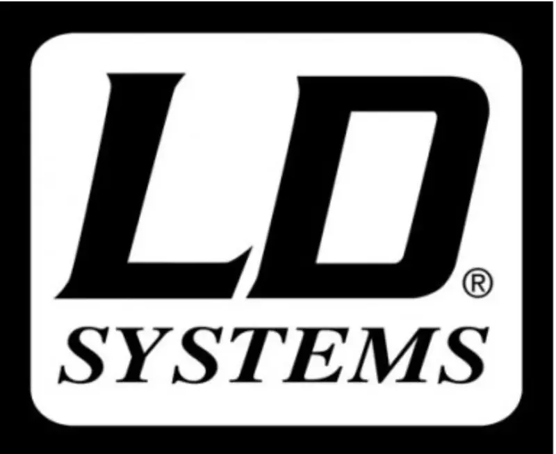 Универсальная металлическая алюминиевая табличка LD SYSTEMS с логотипом OEM для аудио усилителя динамика громкоговорителя 30*30 35*35 мм