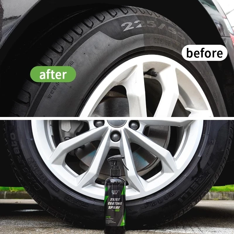 Tyre Gloss Tire Coating Spray Hydrophobic Sealant Wax For Car Wheel Auto Care Re-black Shine Chemistry Filler