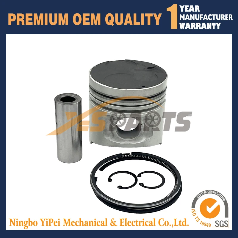 

1 Sets Piston & Ring for Mitsubishi 4M40 4M40T Engine