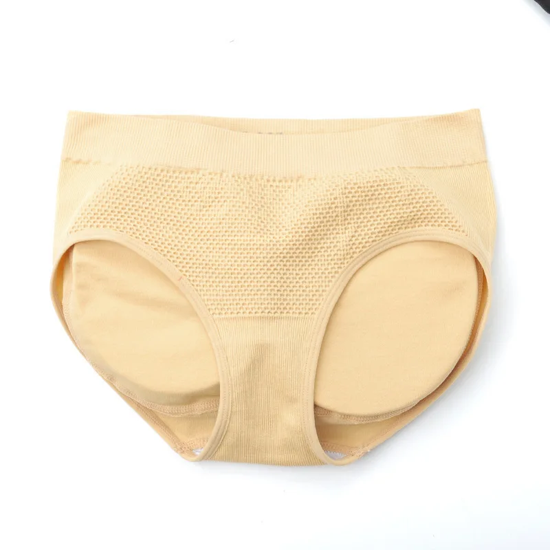 Women Sponge Padded Abundant Buttocks Pants Lady Push Up Middle Waist  Panties Briefs Underwear Fake Ass Butt Lifter Hip - Shapers - AliExpress