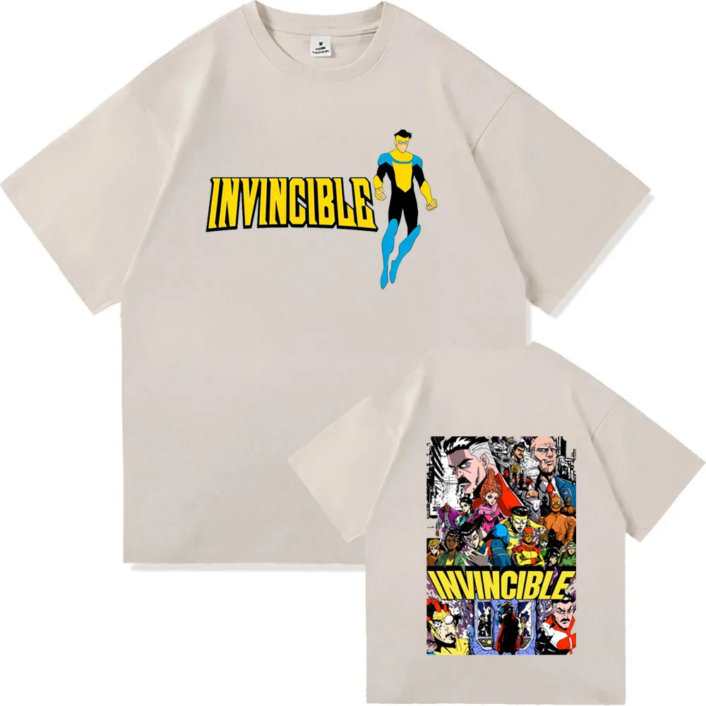 Invincible Hero Graphic Cotton Unisex Tee Shirt