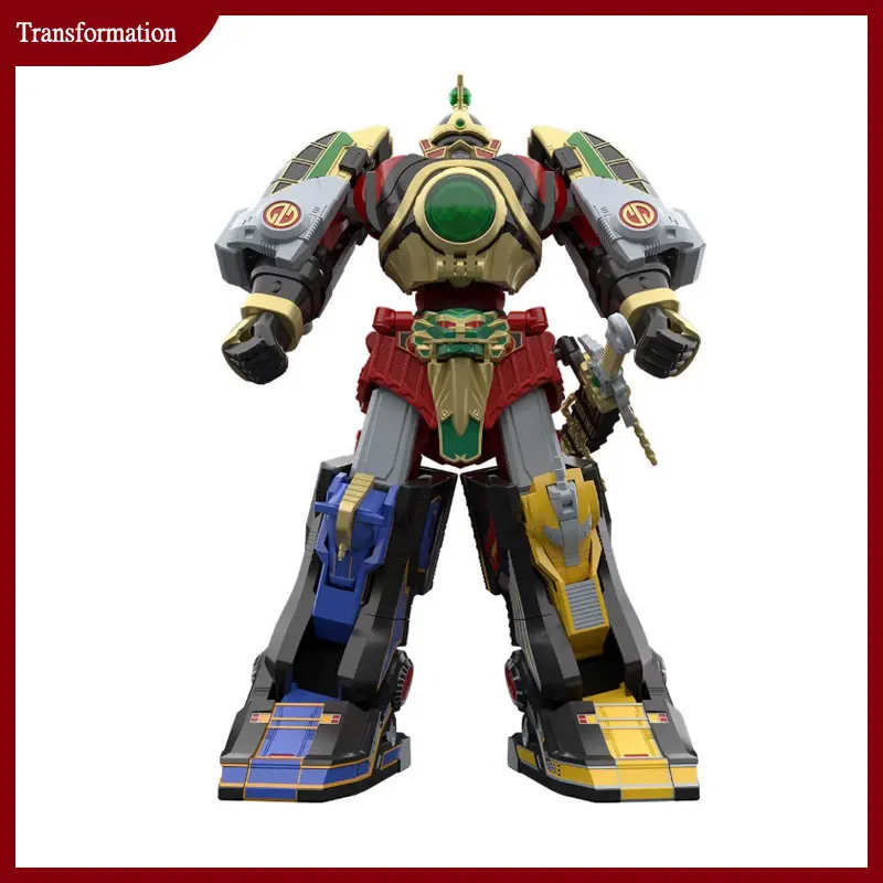 

Bandai Original Transformation Robot Gosei Sentai Dairanger Minipla Shokugan Modeling Project Megazords Model Action Figure