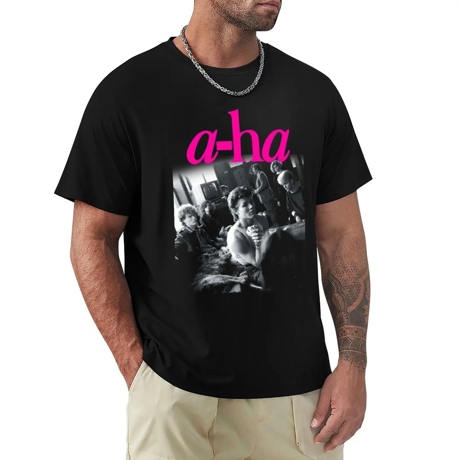 

a-ha T-Shirt T-Shirt shirts graphic tees summer top sweat Men's t-shirt