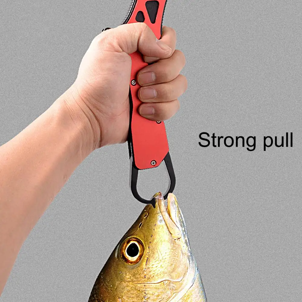 Mini Fish Gripper Long Lasting Fish Lip Gripper Anti-Scratch  Multifunctional Collapsible Fish Lip Gripper Fishing Equipment