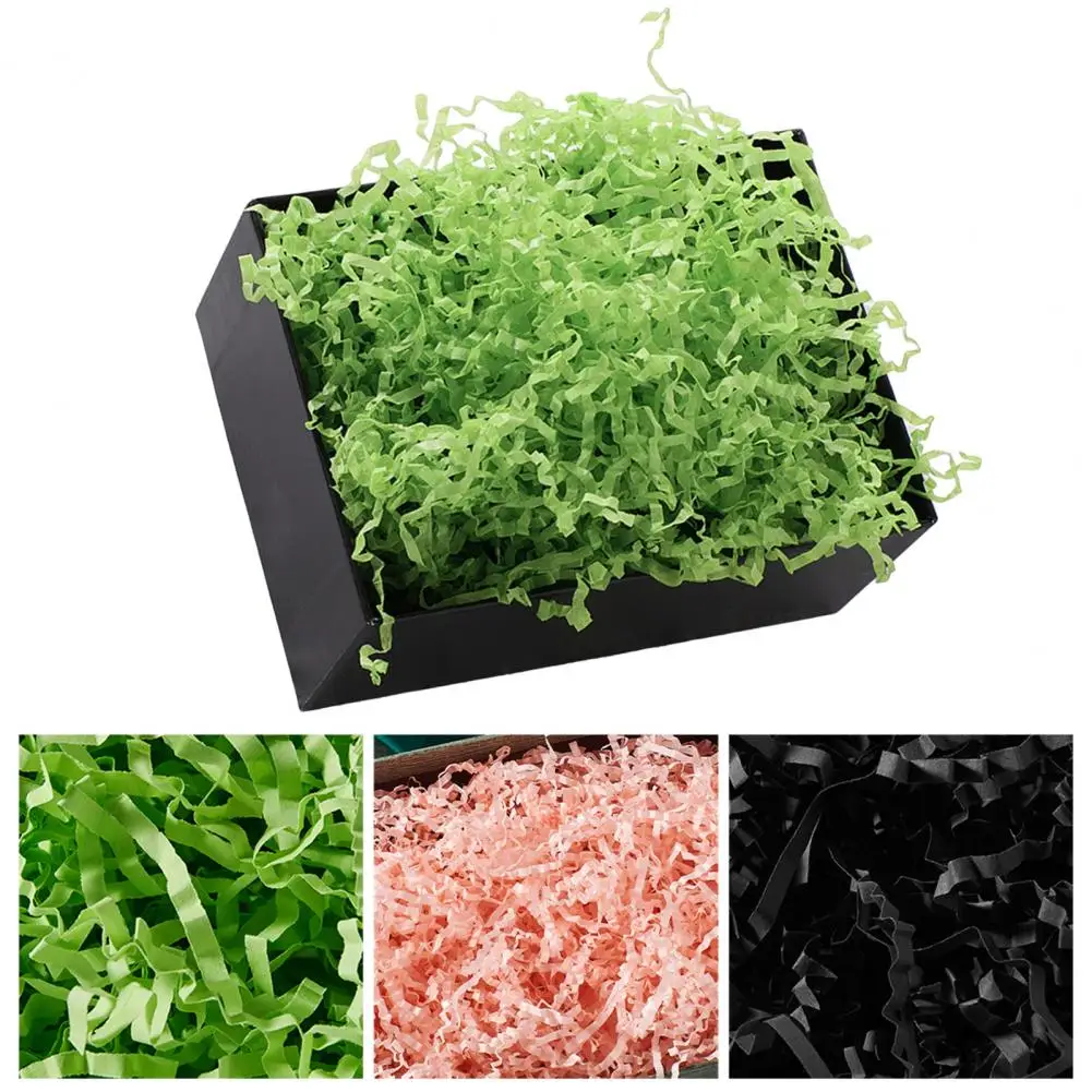 Festive Raffia Decoration Eco-Friendly Decorative Excellent Gift Box Filling Material Raffia Shredded Paper