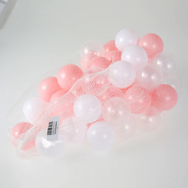 50pcs Ocean Balls for Kids 1.6inch Swim Pit Toys BPA-free Colorful Fun Balls Crush Proof Macaron Ocean Balls for Decoration Toy 1