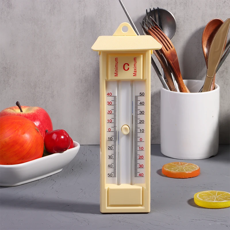 

1PC Thermometer Indoor Outdoor Garden Greenhouse Wall Temperature Monitor -40 To 50 Degree Thermometer Max-Min Thermometer