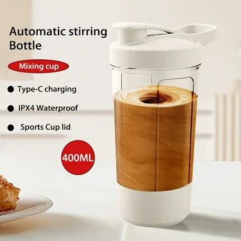 1 Piece/13.53 Oz Portable Charging Electric Stirring Cup Automatic Self Mixing Cup-Sports Cup with Electric Stirring 1