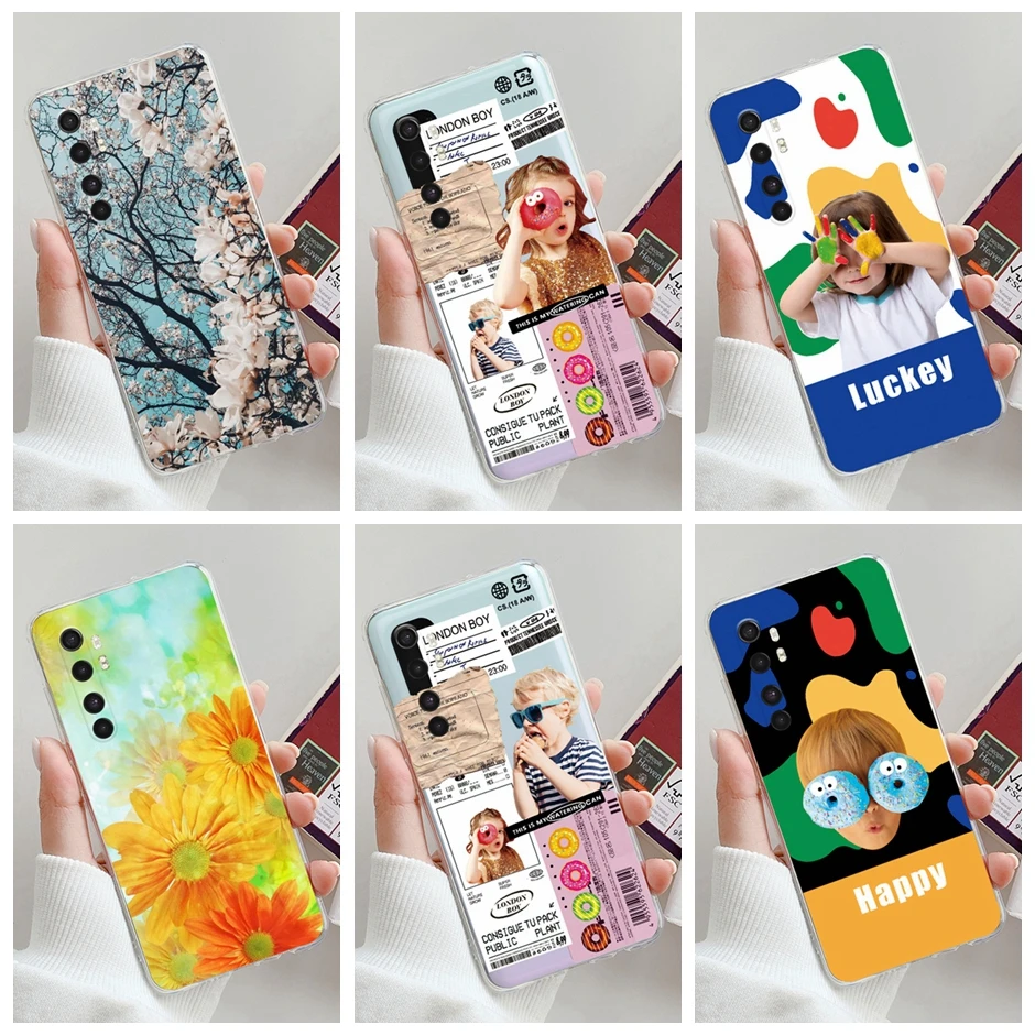 Per Xiaomi Redmi Note 10S Custodia Per Xiaomi Mi Note 10 Lite Xiaomi Mi 10 Lite Custodia Trasparente In Silicone Per Cartoni Animati Per Redmi Note 10