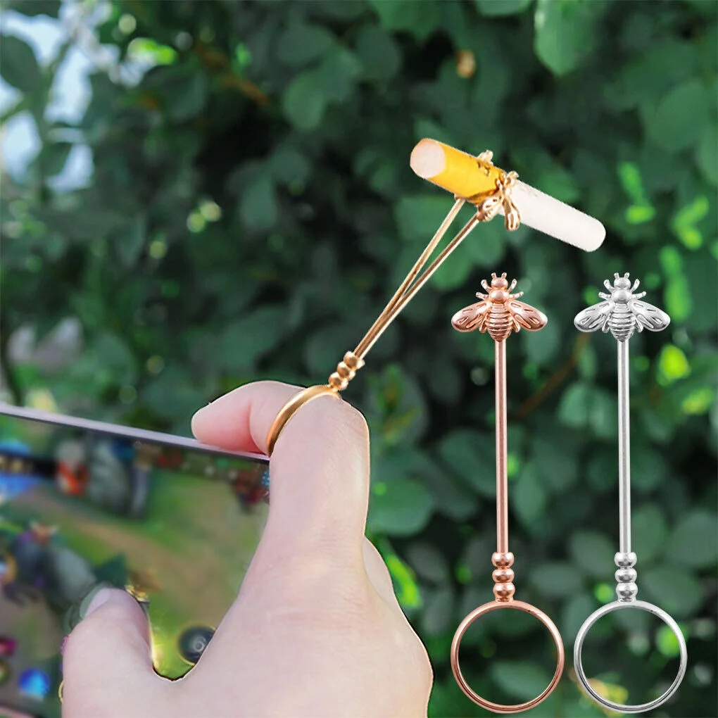 Cigarette Hand Holder Cigar Honey Finger Ring for For Women