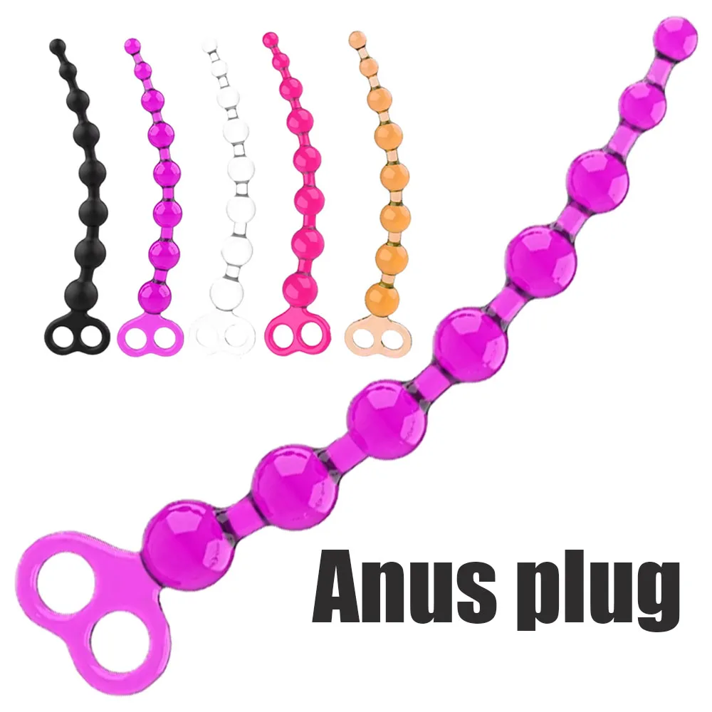 Lange Kugel Perlen Anal Stimulator Butt Plug Masturbation Erotische Erwachsene Sex Spielzeug für Frauen Männer Homosexuell Paar Kein Vibrator