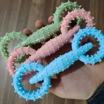 TPR Pet Dog Molar Toys for Cleaning Tooth Teeth Cleaning Pet Chewing Toys Rubber Bite-resistance Teeth Grinding Chewing Toy 1