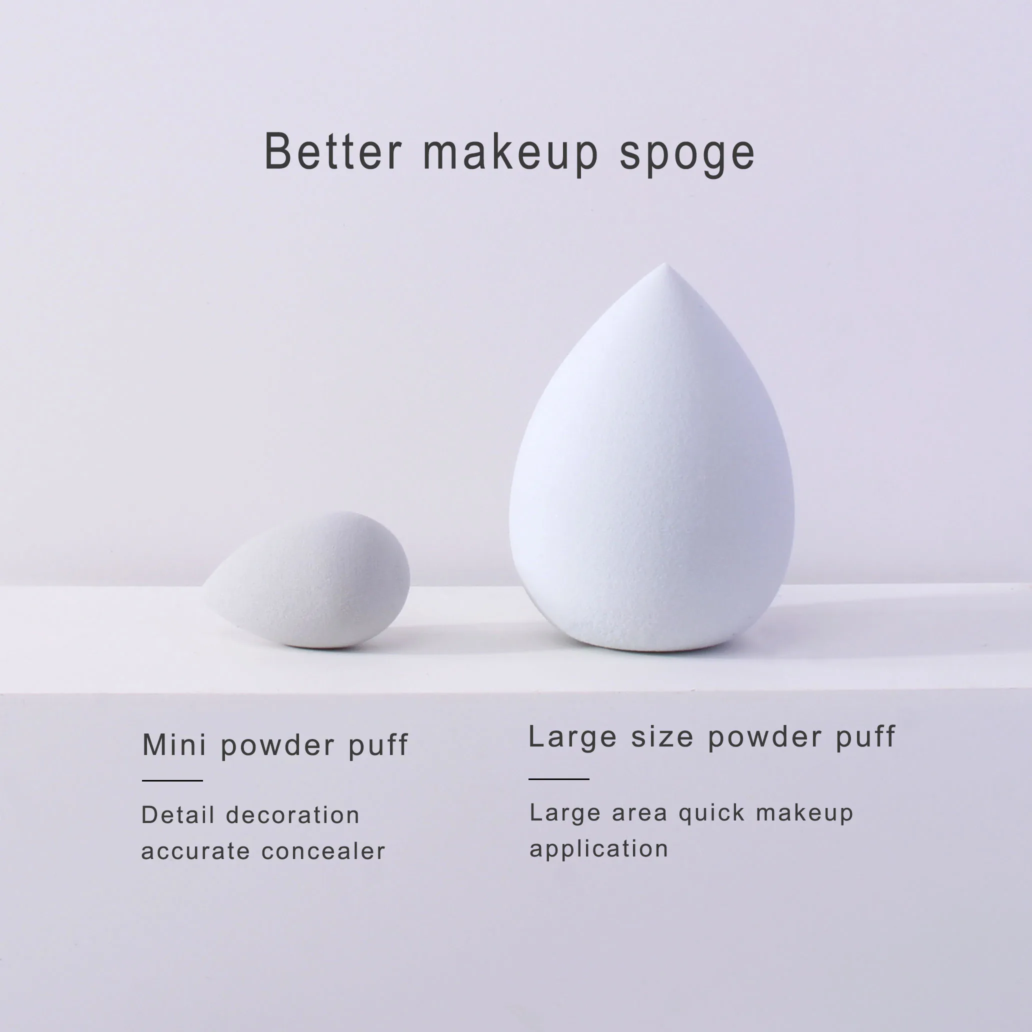 Makeup sponge beauty egg super large soft makeup egg mini makeup egg foundation makeup sponge powder puff washable makeup tool 3