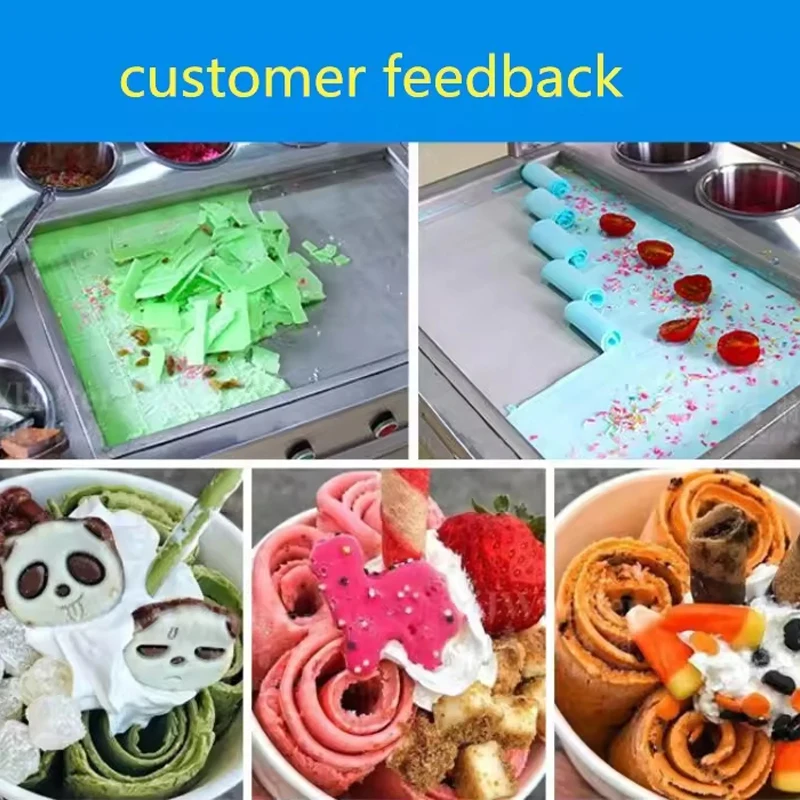 ماكينة لف آيس كريم مقلي احترافية