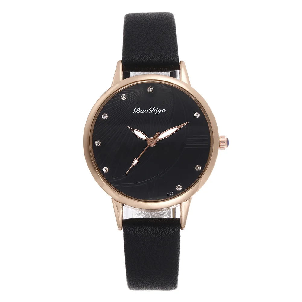 Elegant Simple Design Dial Design Ladies Watches Women Fashion Luxury Dress Watch Casual Woman Quartz Leather Clock