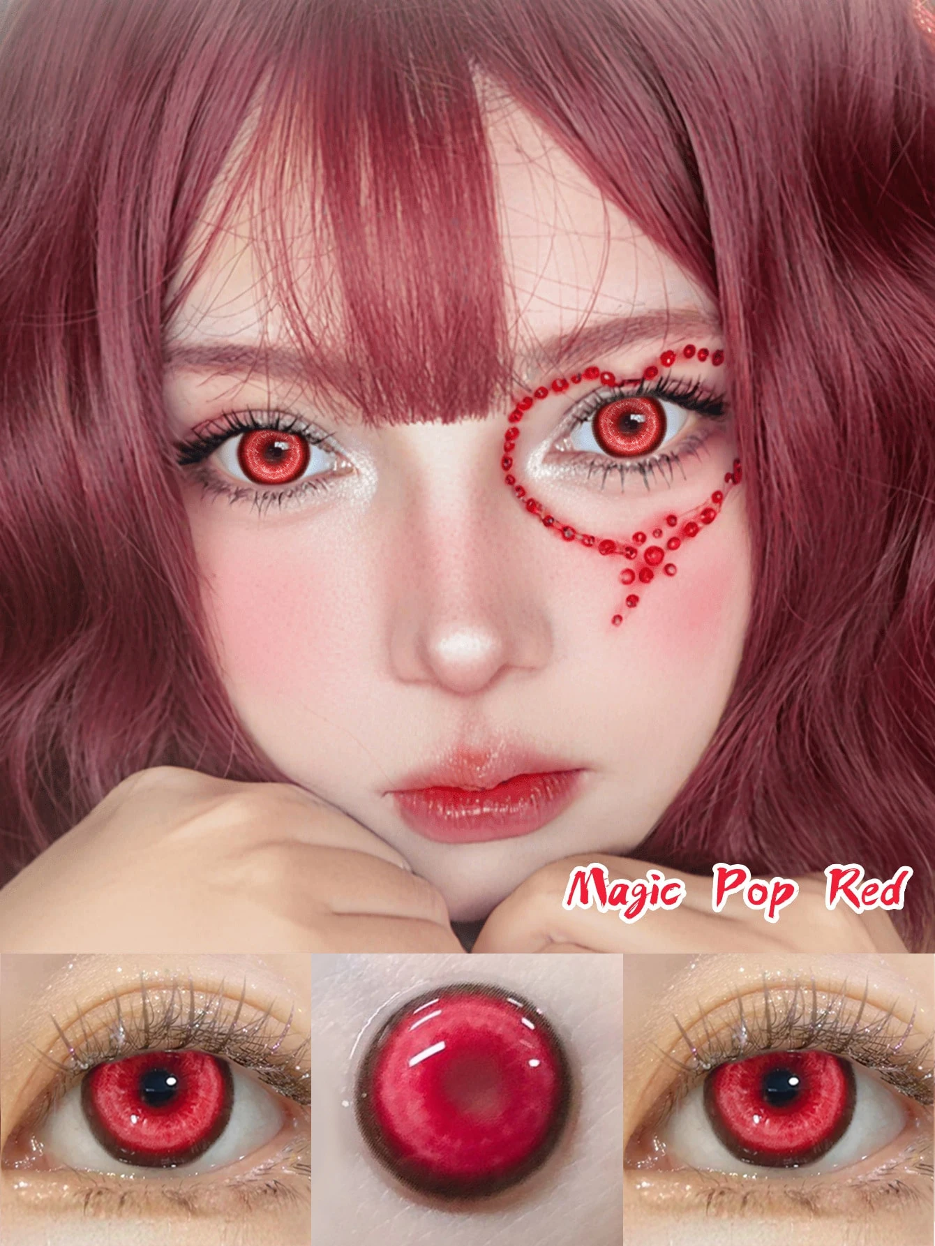Nebula Blue Cosplay Colored Contact Lenses - Anime & Halloween Edition