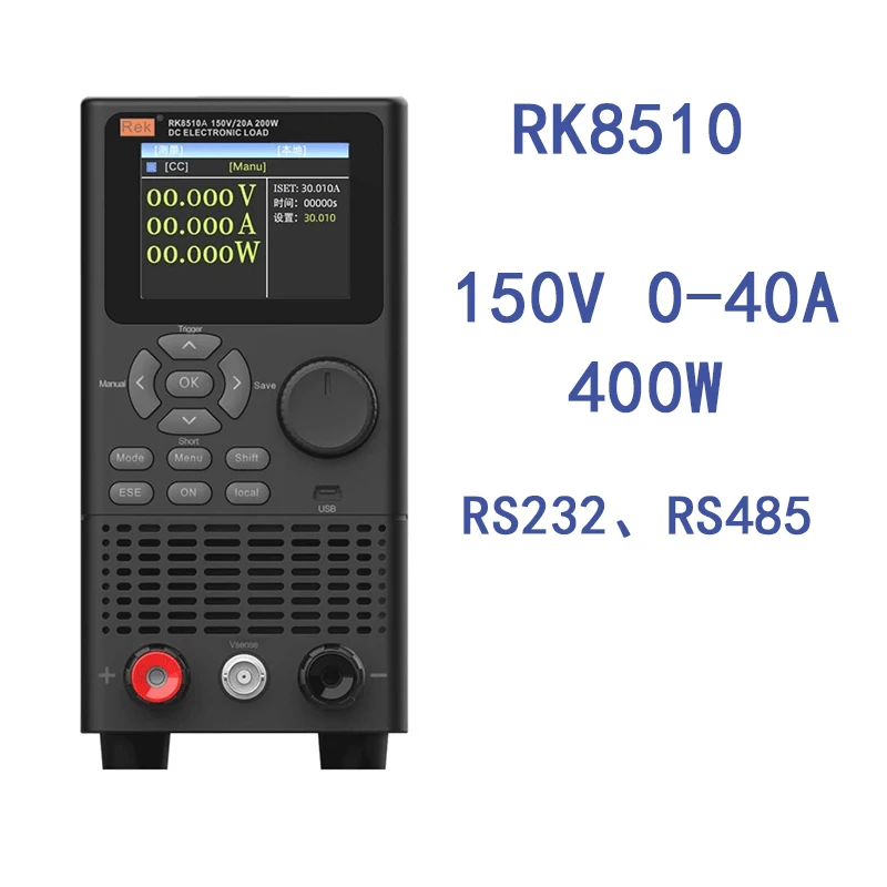 Tester Di Carico Elettronico Negativo Programmabile Per La Misurazione Dello Scarico Della Resistenza Interna Della Capacità Della Batteria Di 400W