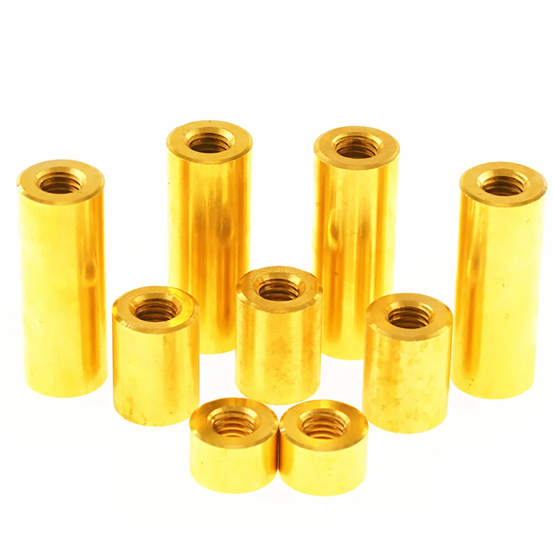 

M3/M3.5 Brass Round Female To Female Standoff Spacer Column Hand Knob Nuts PCB Motherboard DIY Model Parts