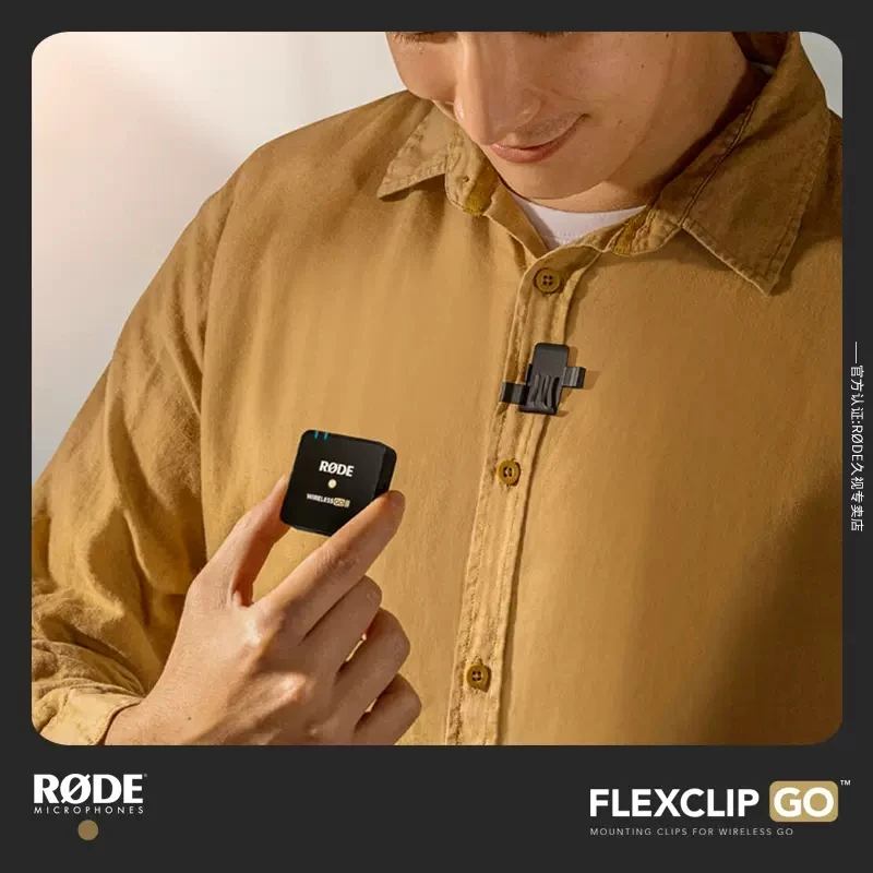 RODE FLEXCLIP GO PINCES pour Wireless GO II, avec MagClip GO, CrossClip GO  et VampireClip