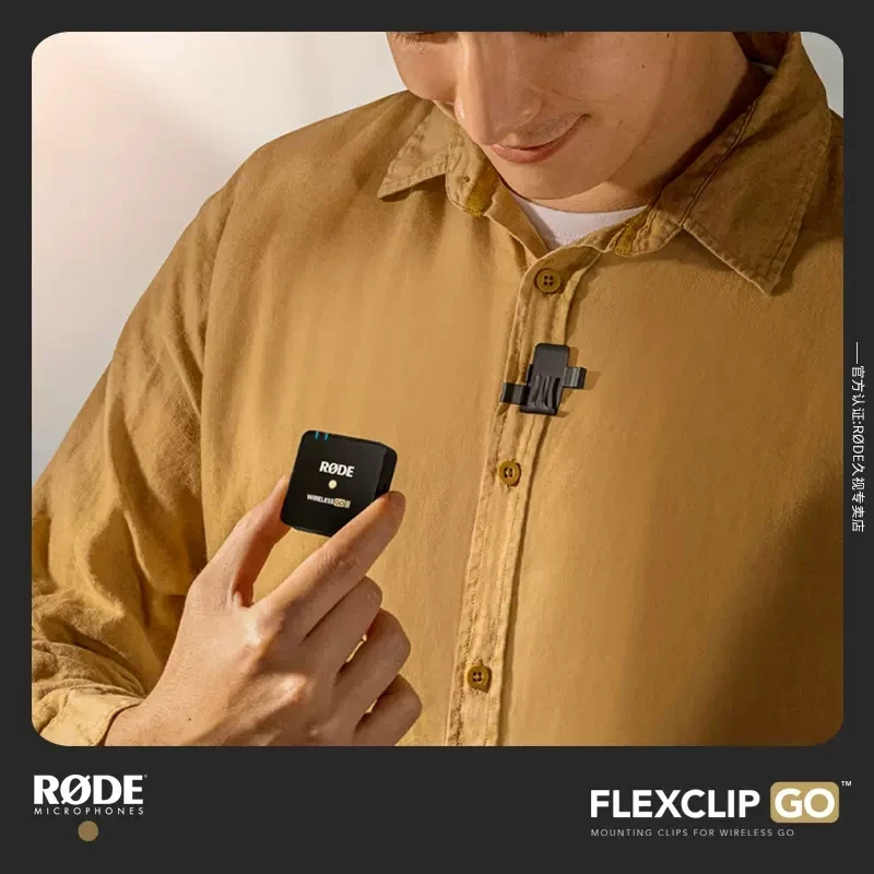 Rode Clipe Fixo ir Clipe Magnético Escondido Roupas Clipe para Rode sem Fio go ii Microfone Fixedclip Acessórios - Image 5
