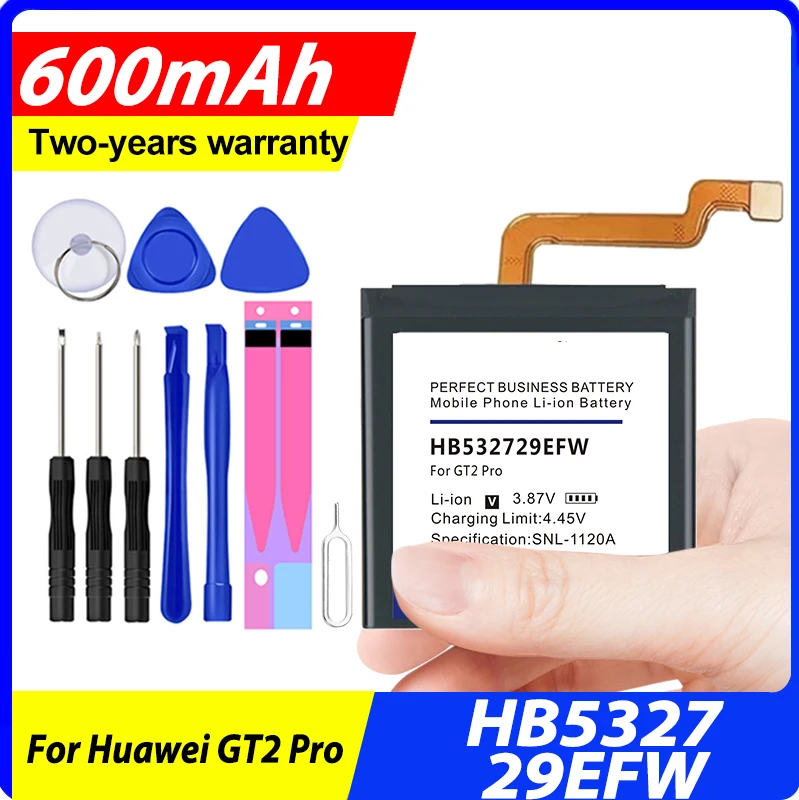 

DaDaXiong High Quality New 600mAh Battery For Huawei Watch 3 46mm GLL-AL00 HB532729EFW + Tool