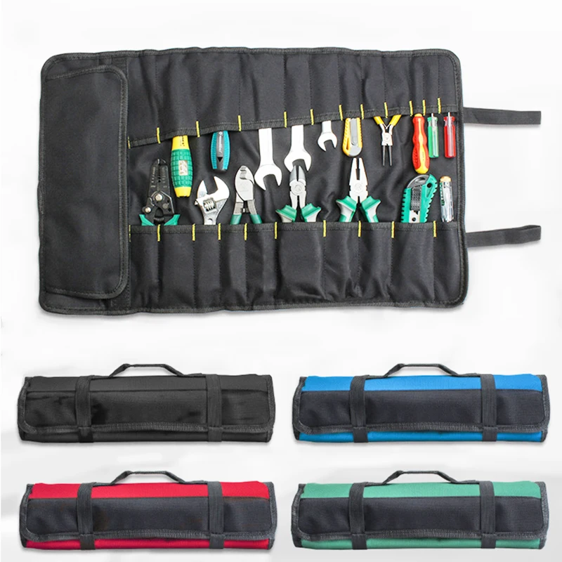 

Multi functional portable tool kit Portable thickened oxford cloth hardware storage bag electrician bag