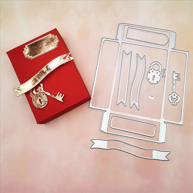

Box Metal Cutting Dies Scrapbooking Photo Album Paper Craft Card Making Embossed Template Blade Punch Stencil newest dies 2024