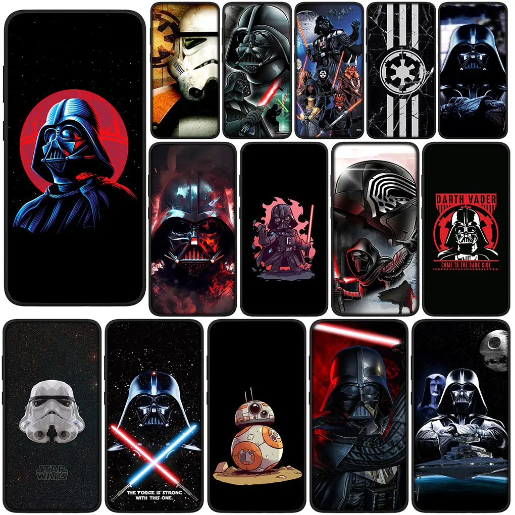 Stars Jedis W-Wars Darths Vaders Cover Custodia Per Telefono Per Samsung Galaxy J7 Pro J6 J5 J4 Plus J2 Prime J8 A01 S7 Edge Funda Involucro