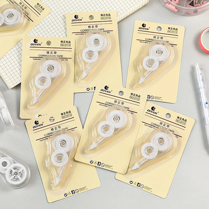 1Pcs Simple Correction Tape Portable Large Capacity Correction Tape Transparent Erasure Gift Students